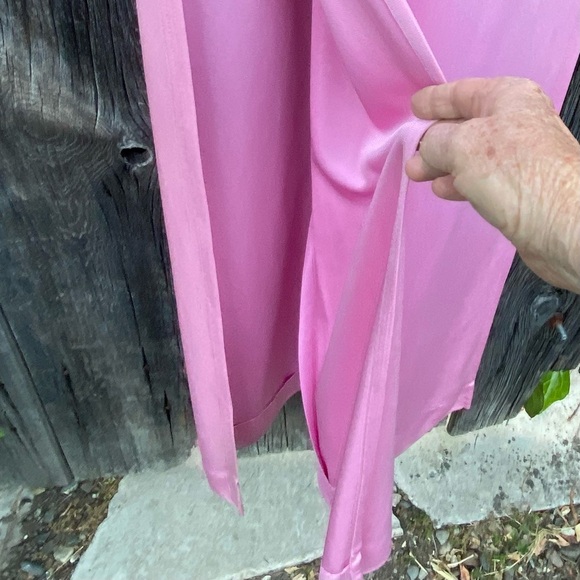 Vintage Rina California Maxi Dress Lilac color with matching Hot Pants Size S - Picture 13 of 14